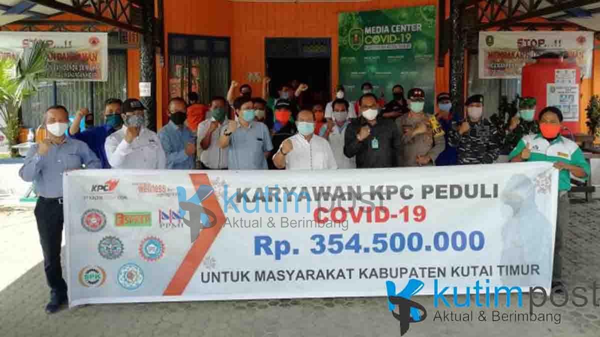Karyawan PT KPC Sumbang Rp 354,5 Untuk Perangi Covid-19 kutim post